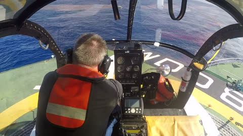 Helicopter open water flying