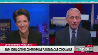 Fauci Gushes over Rachel Maddow