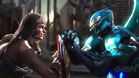 Injustice 2 Wonder Woman and Blue Beetle Official Reveal Trailer