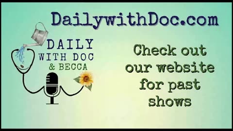 12/22/23 We Revisit - Pharmacist Ben - The Body’s Poison Control System - DailywithDoc 10/20/23