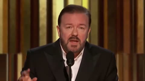 Ricky Gervais at the Golden Globes 2020