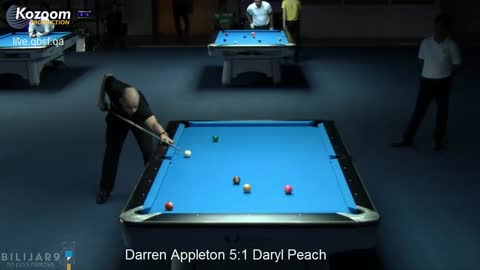 GREAT MATCH Darren Appleton vs Daryl Peach - World 9-ball Championship 2014