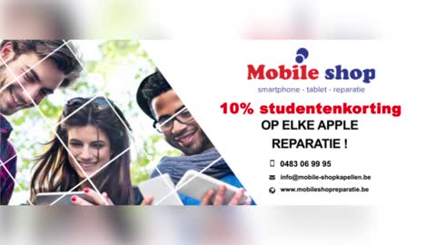 10% Studentenkorting op elke Apple Reparatie