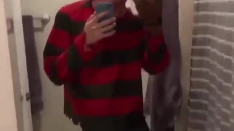 Freddy Krueger at the gay party