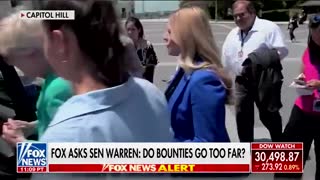 Warren Runs Away After Being Asked About Bounties On SCOTUS Justices