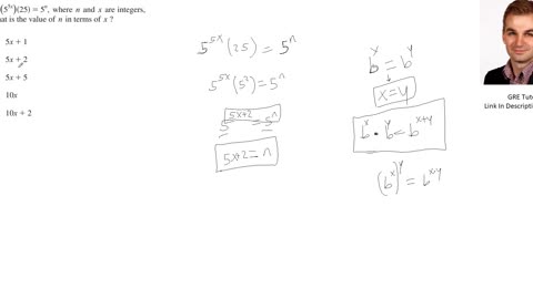 Properties of Exponents: Practice GRE with a Cambridge PhD