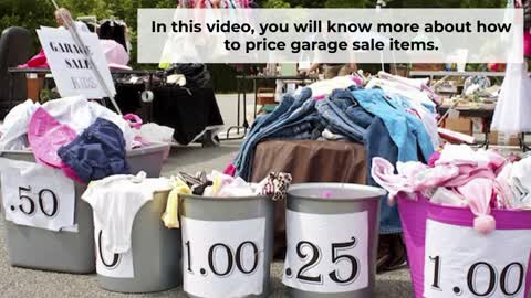 Tips & Tricks To Price Garage Sale Items: Moving Guide