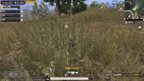 Struggling On Hill Around Drop In Pubg Game