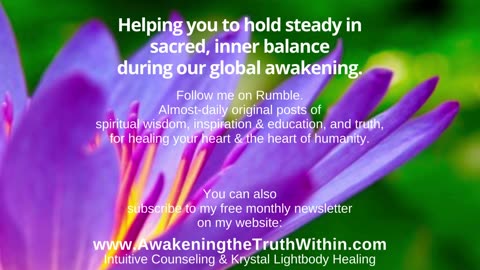 An Invitation to Sacred Inner Balance