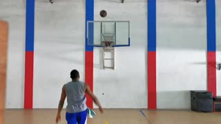 Obinna Ezeike self rebound basketball shooting drill