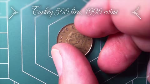 Turkey 500 lira, 1990 coins - currency value 12.00$