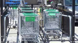 Omaha Grocery Store, masks sign, August 10, 2020