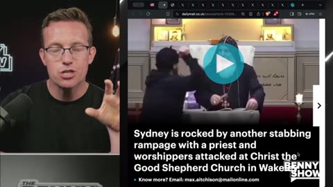 MIRACLE- Bishop Survives STABBING By Attacker Shouting 'Allahu Akbar!' - Saved By The Cross ✝️