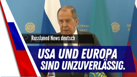 USA und Europa sind unzverlässig.