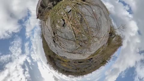 Cliff top clouds