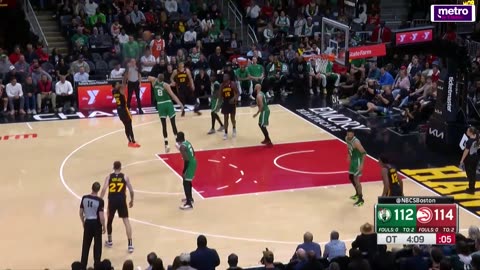 HIGHLIGHTS: Celtics fall to Hawks on last-second shot in overtime | Lose both games in Atlanta