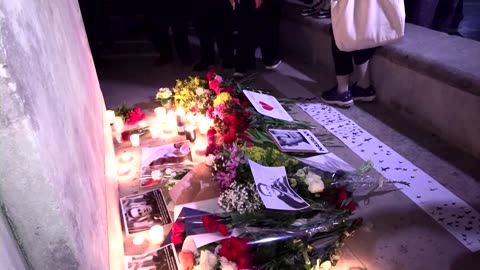 People in Paris mourn death of Putin critic Navalny