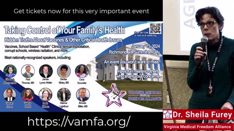 Virginia Medical Freedom Alliance January 15th 2024 Event