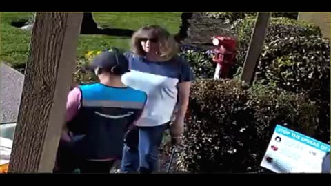 Amazon driver attacked 67yo woman