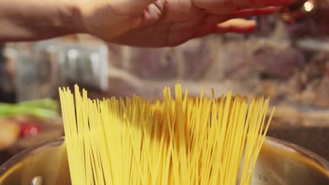 Cooking pasta for the famille :)