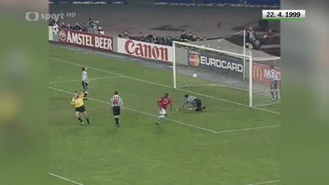 Manchester United vs Juventus 3:2 - semifinále LM 1999