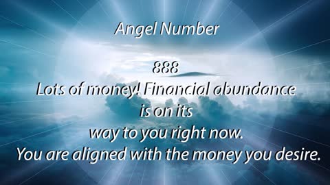 Angel number 888