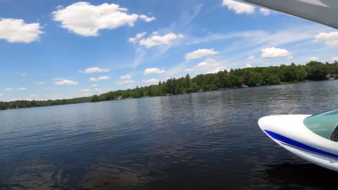 Flying NH Lakes on a hot summer day