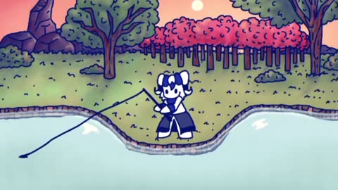 Fishing & hugs ( Animation )