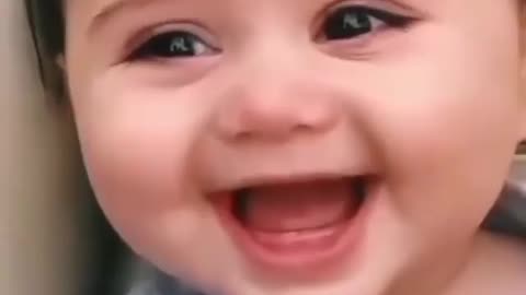 Cute baby smile