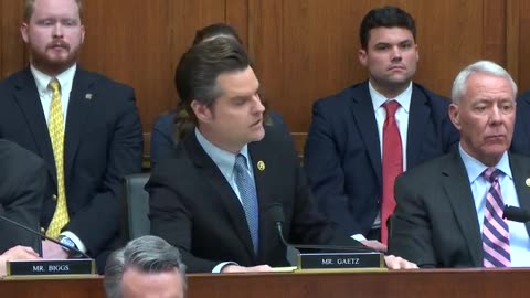'What Does Somebody Have To Do?' Matt Gaetz Grills Robert Hur For Not Charging Biden And Ghostwriter
