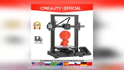 ⚡️ CREALITY 3D Printer Ender-3 V2 New 4.3 Inch UI Color Lcd Carborundum Glass Bed Ender 3 V 2 V2
