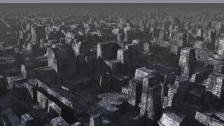 Dystopian Cityscape in Lightwave3D 2020