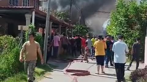 House catches on fire during Ramadan.