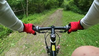 Mountain Bike ride in Ashtabula Ohio Indian Trails Park