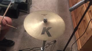 16" K Zildjian Dark Crash Cymbal, Fabulous Condition!