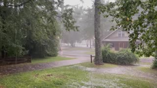 Heavy rain in North Alabama