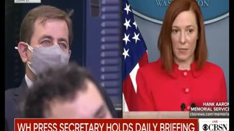 WHITE HOUSE SPOKESLIAR PSAKI RIGHT ON TOP OF THINGS