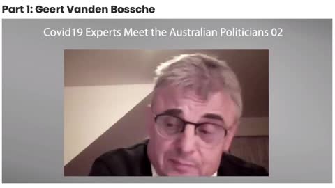 Covid 19 Experts Meet Australian Politicians Part 1