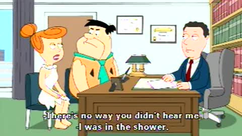 Fred Flintstone gets divorced