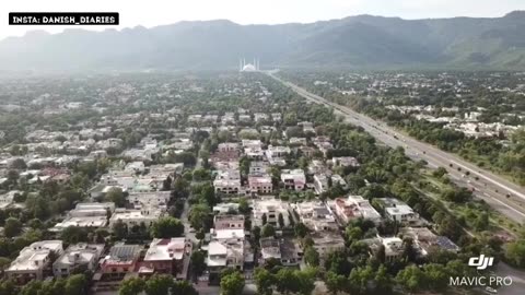 Birds Eye View of Islamabad