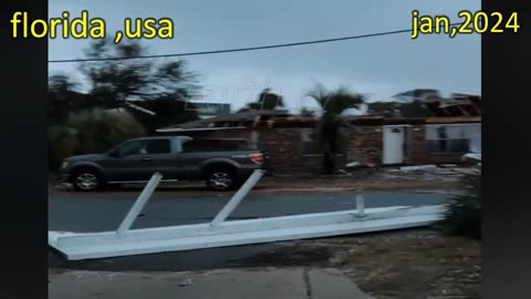 HW # 8: Jan 10 2024, Florida flood and man made huricane see it to belive it