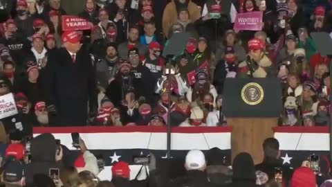 Trump calls rapper Lil Pump on stage at Michigan MAGA Rally