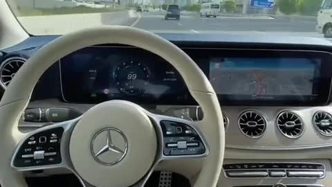 AutoPilot Drive from Dubai to Sharjah in Mercedes-Benz E450 2020.