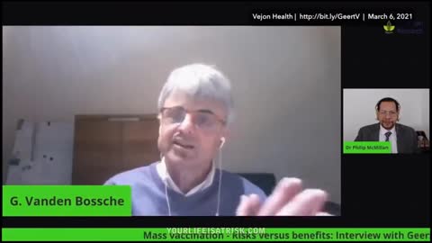 Dr. Geert Vanden Bosshe: "Anyone Getting the COVID Vaccine Is DESTROYING Their Innate Immune System"