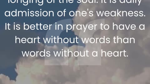 Dive into the profound meaning of prayer as Mahatma Gandhi beautifully describes it.
