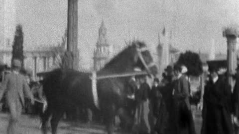Horse Parade At The Pan-American Exposition (1901 Original Black & White Film)