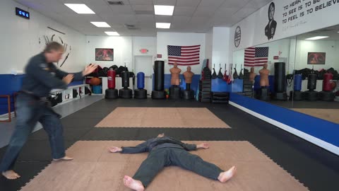 An example of the American Kenpo technique Tripping Arrow