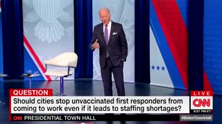 FIRED First Responders: Biden Says That Fire And Police Should Be Let Go For Refusing The Vaccine