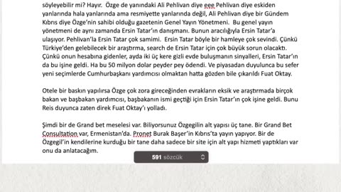 50 MİLYON DOLARLIK RÜŞVETİN SES KAYDI