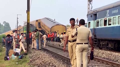 Train crash in India kills at least 13